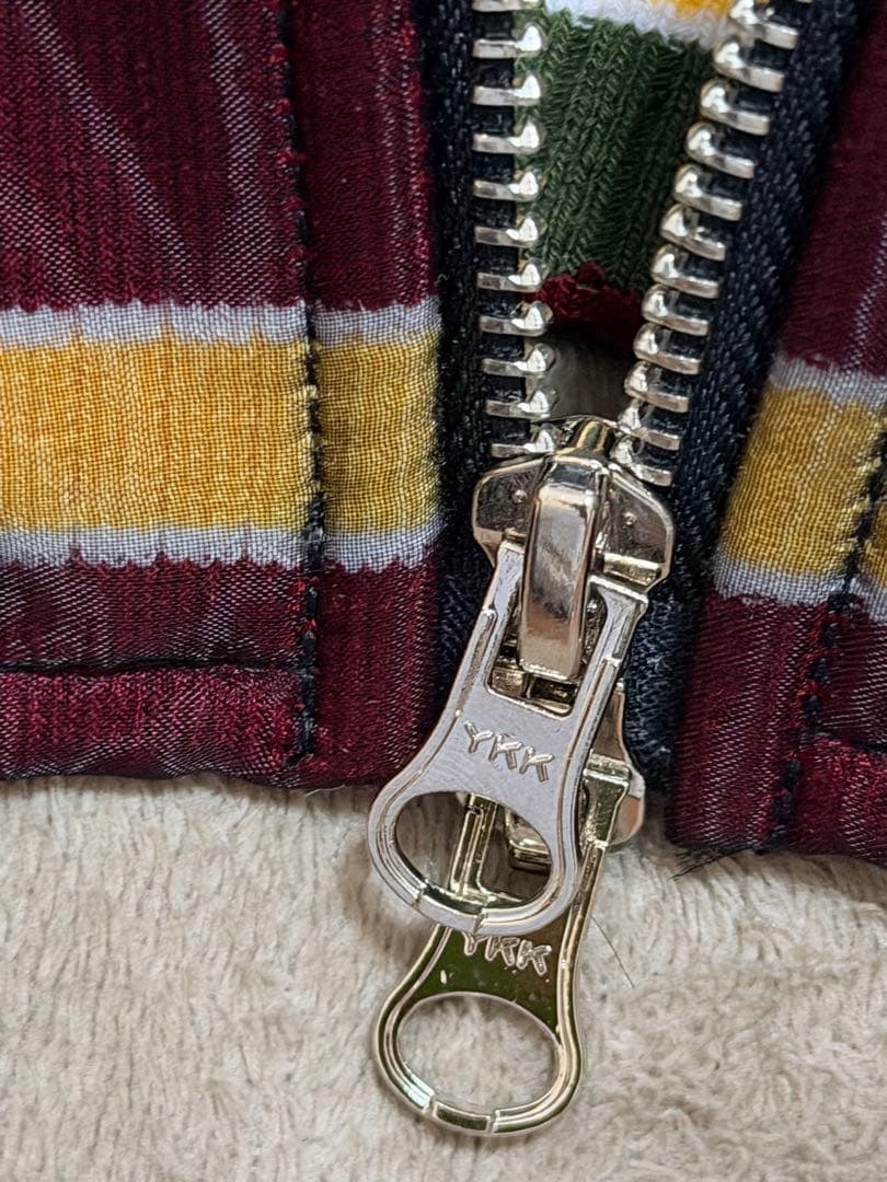 未使用 スカル メッシュ生地 スカジャン unisex 美品 vintage