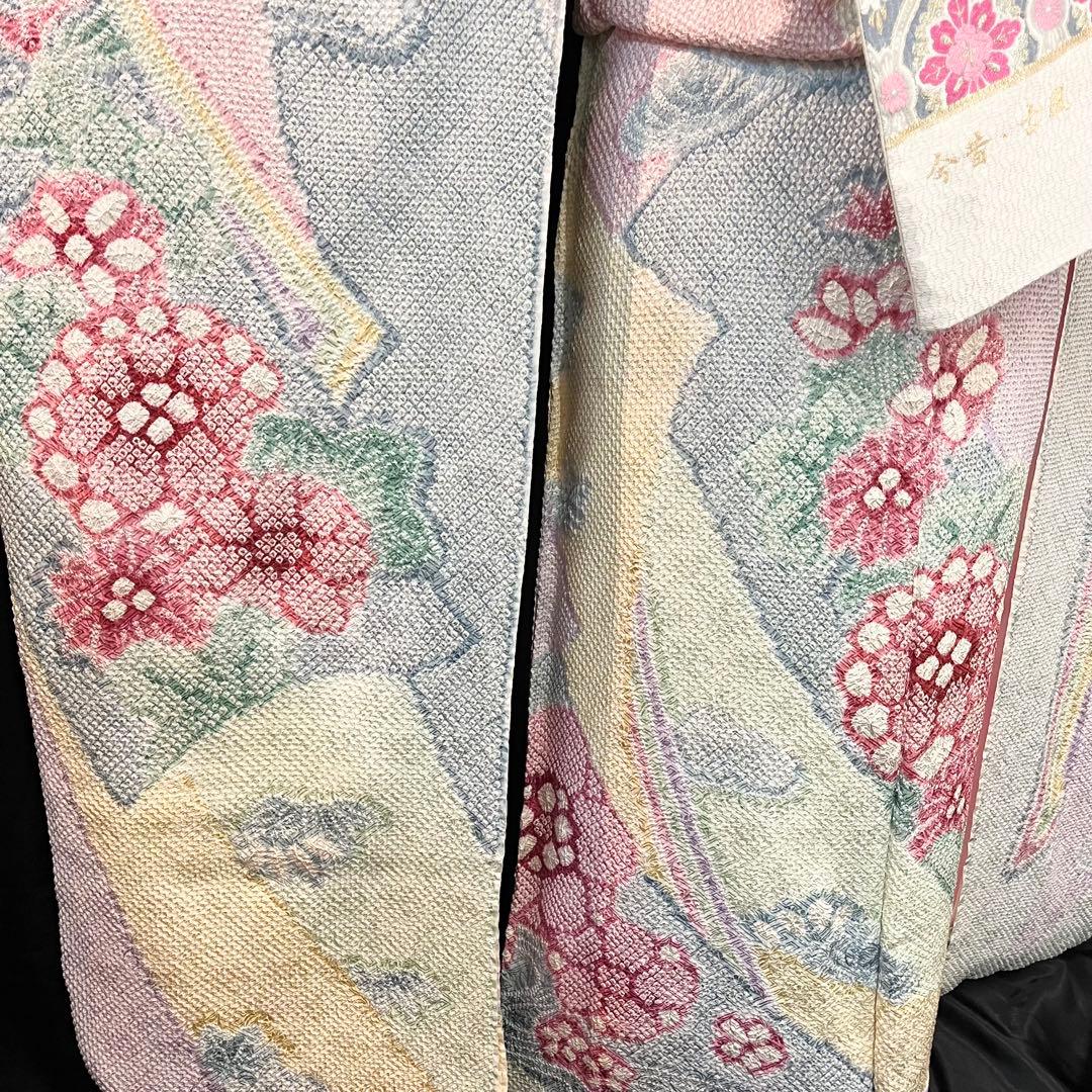 振袖フルセット■総絞り■オーダー仕立て■パステル色振袖■振袖一式■成人式
