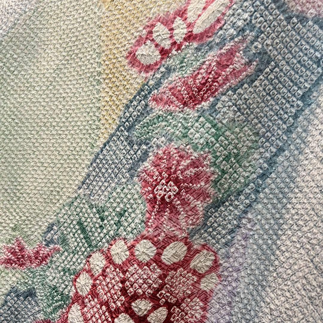 振袖フルセット■総絞り■オーダー仕立て■パステル色振袖■振袖一式■成人式