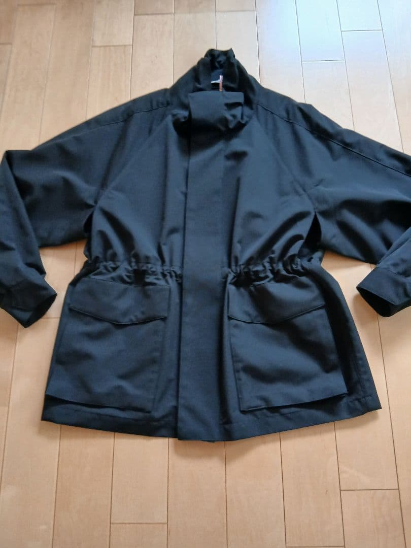 AURALEE 25S WOOL Maxcanvas 黒ハイネックブルゾン