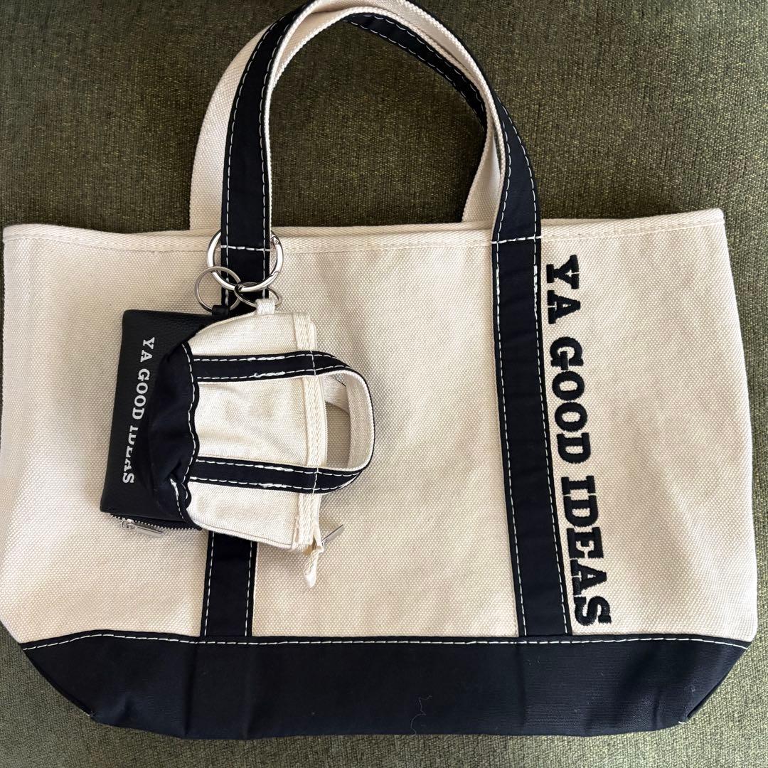 フレームワークYA GOOD IDEAS BIG & MINI TOTE M 黒