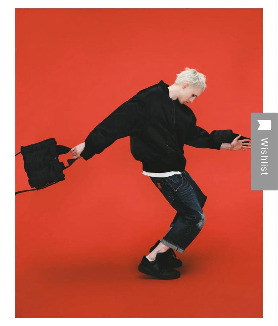 ジャケット・アウター FUMITO GANRYU Graffiti MA-1 Red Label