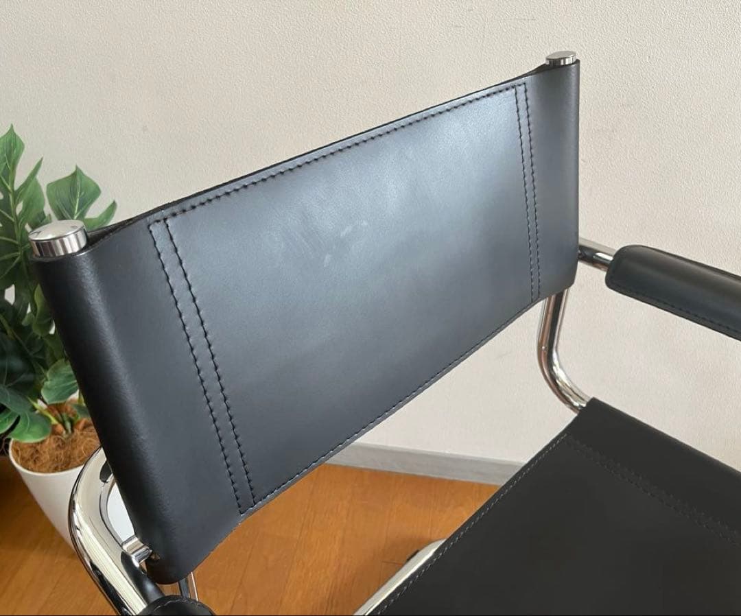 マルト・スタム　アームチェア　2脚カンティレバー　本革　リプロダクト　バウハウス