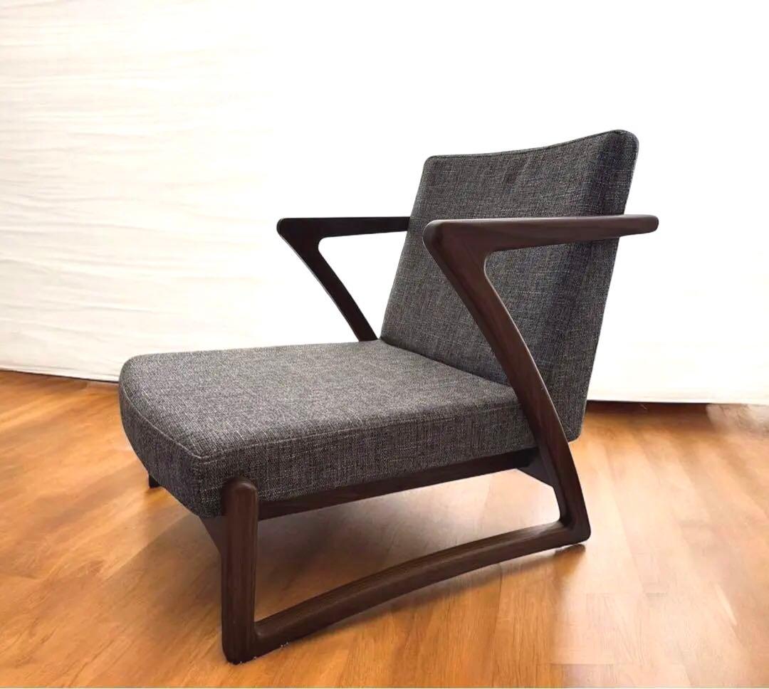 カンナ ローチェア ウォールナット　リアルスタイル　中古