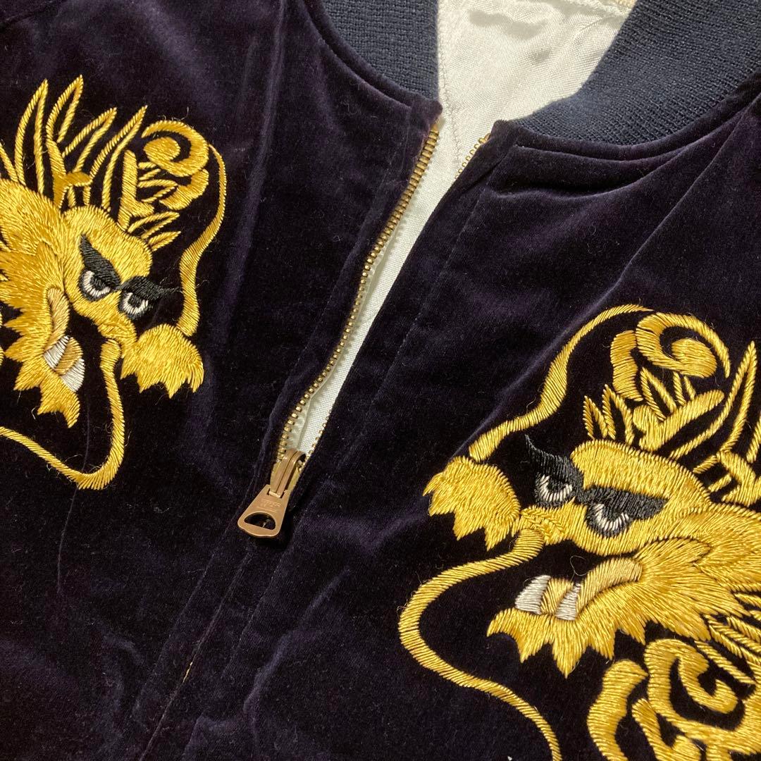 ウエアハウス WAREHOUSE 別珍スカジャン 五重塔 龍