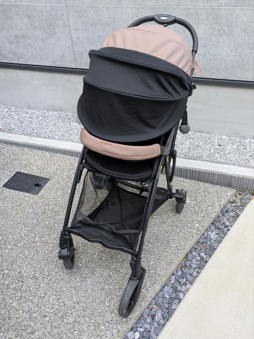 【美品】Pigeon ビングル BB4 純正サンシェード・純正レインカバー付き