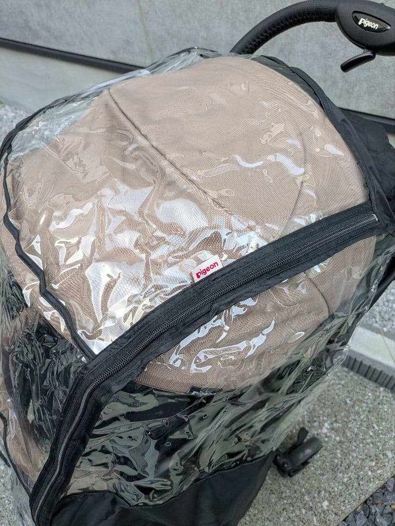 【美品】Pigeon ビングル BB4 純正サンシェード・純正レインカバー付き
