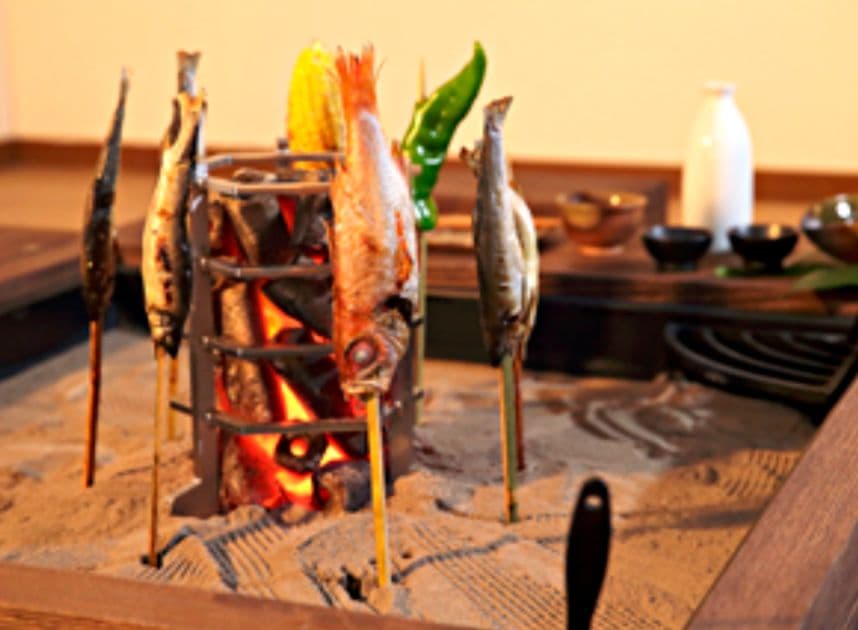 原始焼き五徳（串焼き五徳）ステンレス製