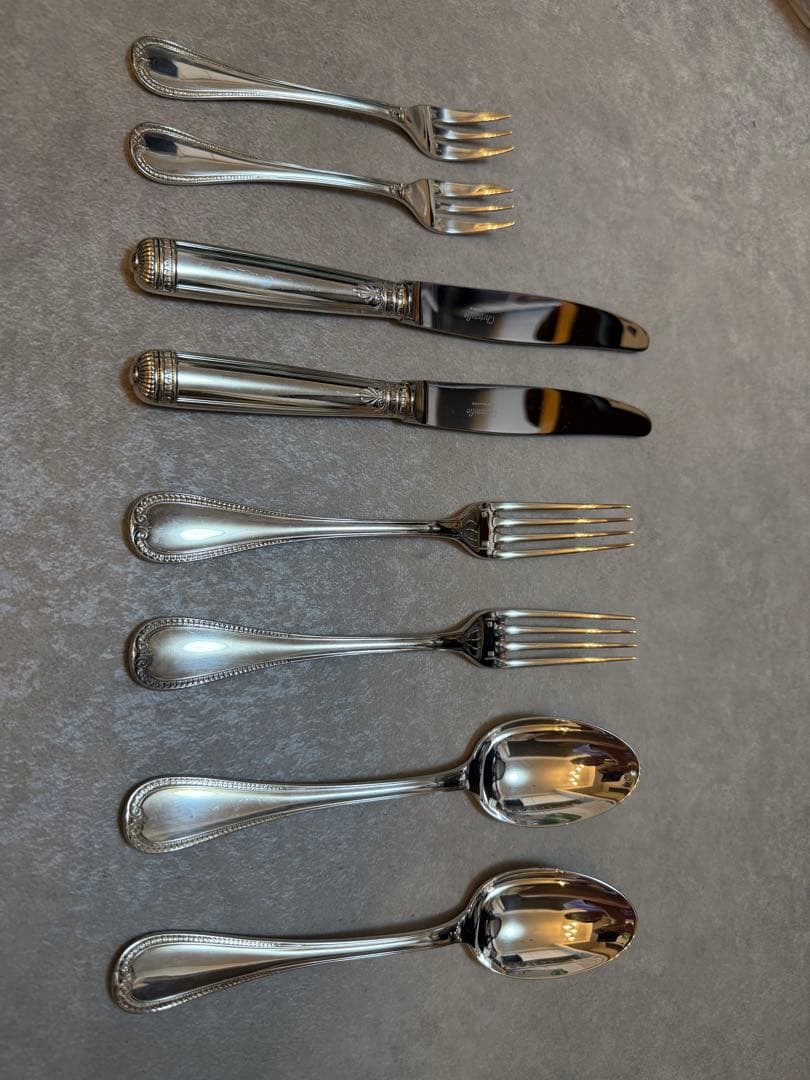 Christofle Malmaisonカトラリーセット 8点①