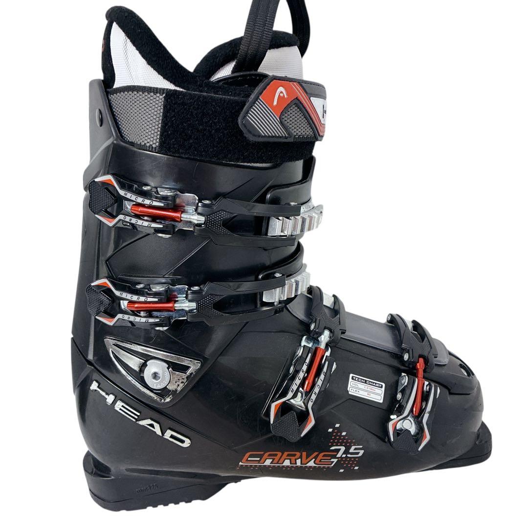 【美品】HEAD ヘッド CARVE7.5 スキーブーツ 28-28.5cm