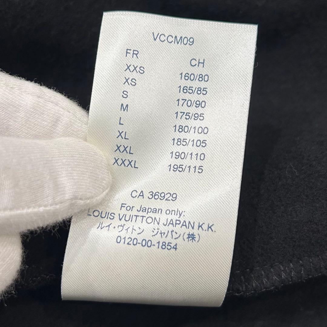 【新品未使用】XL タグ付き ルイヴィトン インサイドアウト パーカー 黒