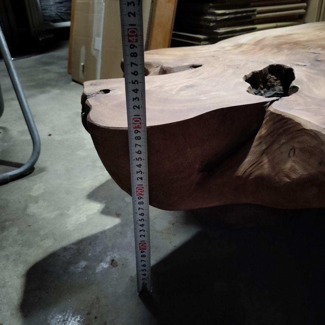 希少な一枚板★佐渡のけやき無垢材ローテーブル