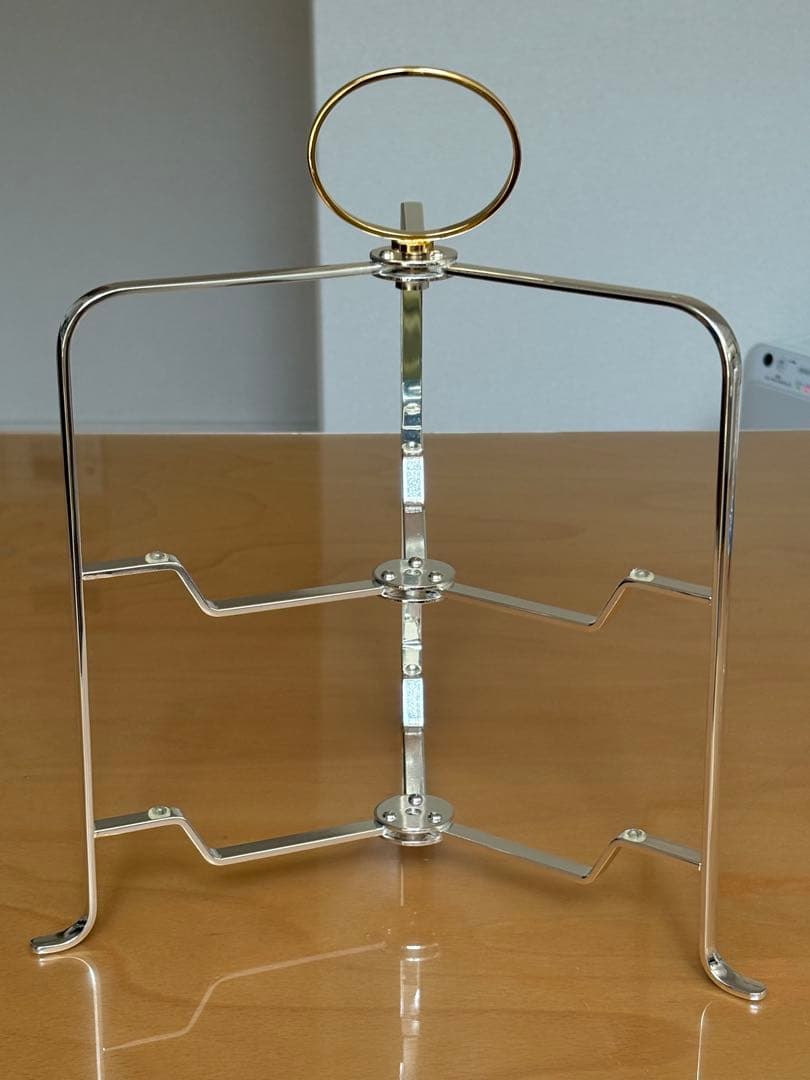 ノリタケ　Noritake ハイティースタンド(2段)(折りたたみ式) 9HAK