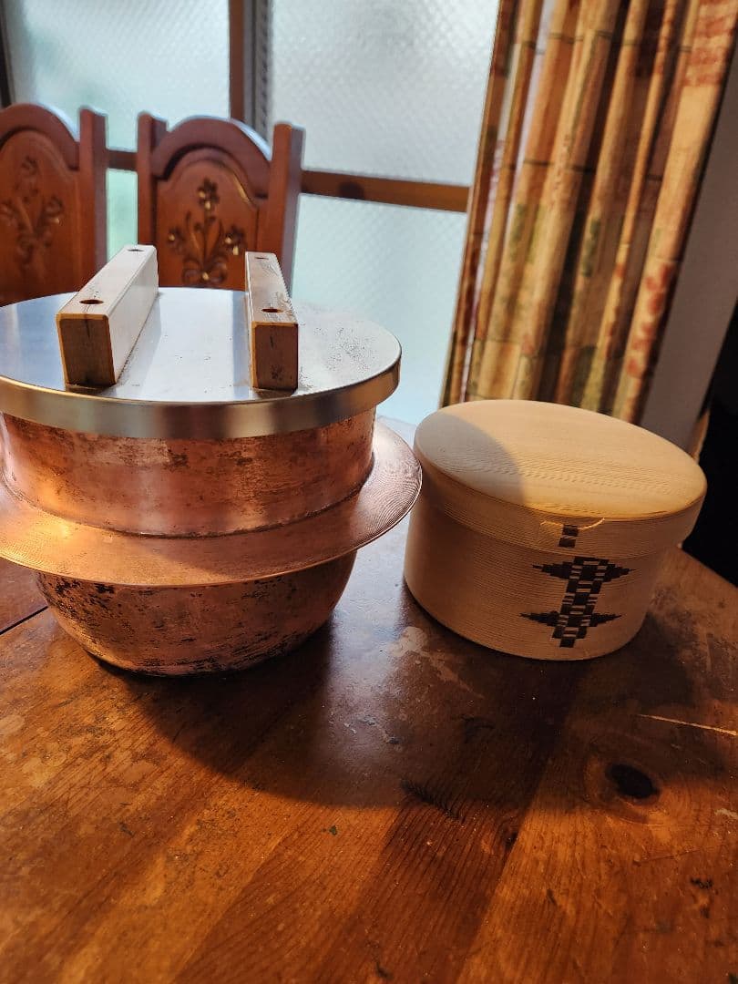 新光金属純銅製 羽釜5合用