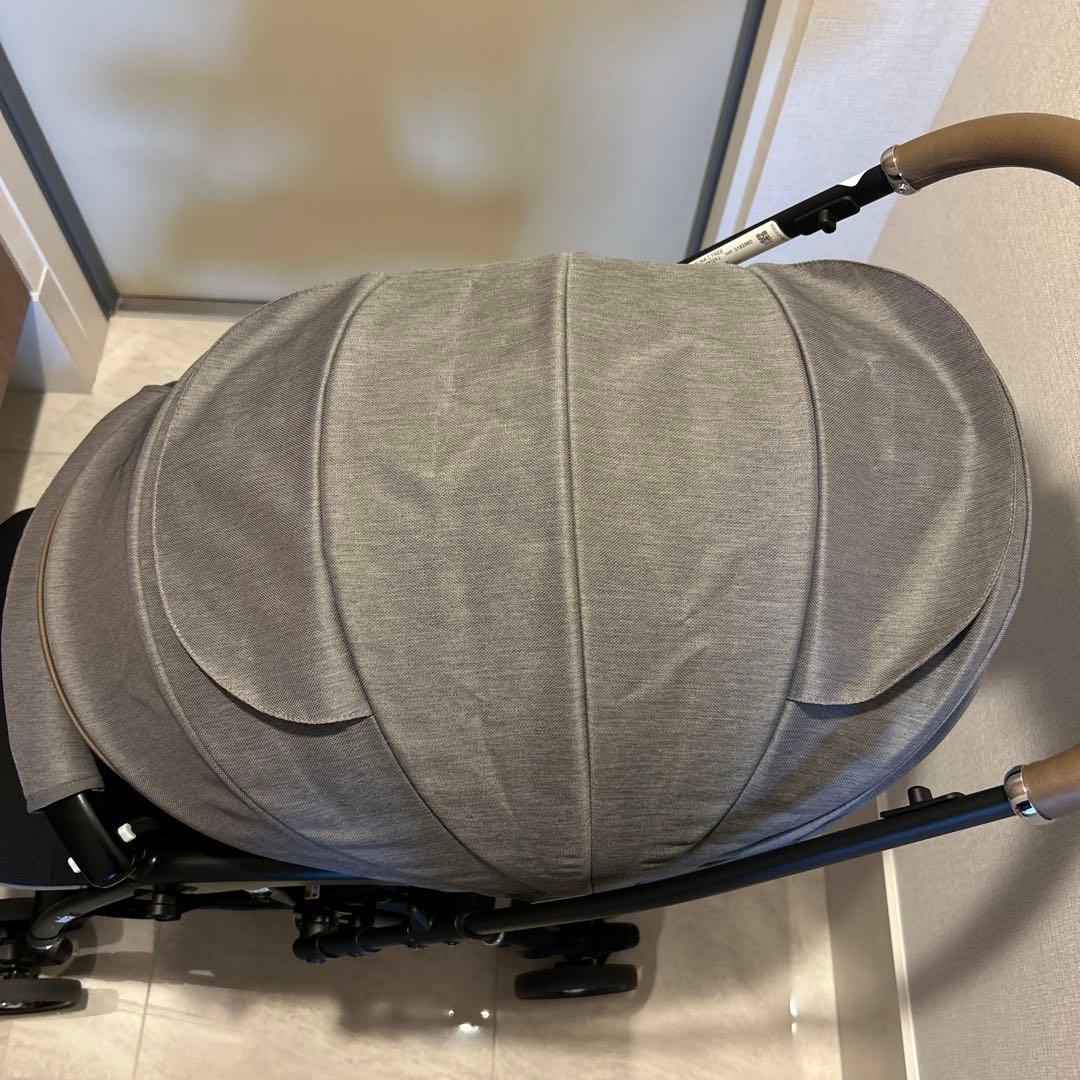 ラクーナクッションフリーAC グレー 2023 Ａ型ベビーカー レインカバー