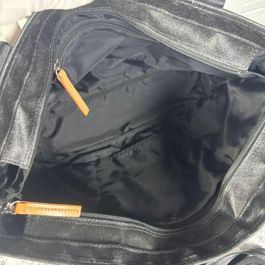 【極美品】森野帆布 SIGNAL FLAG 2WAY トートバッグ ブラック