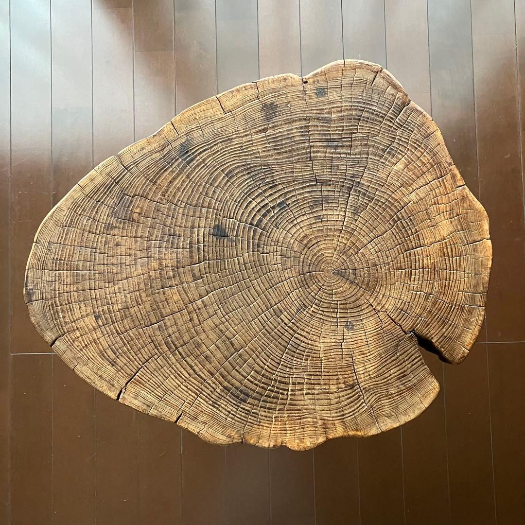 天然ひのき✳︎アイアンサイドテーブル