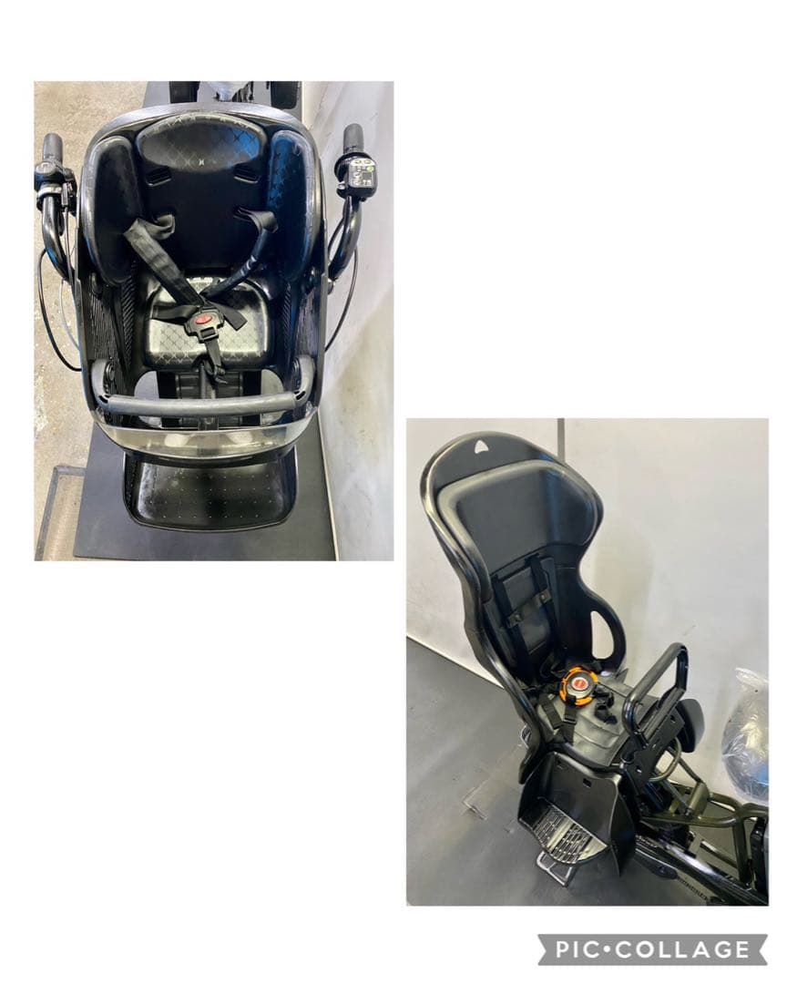 1年保証 ブリヂストン　20インチ　子供乗せ　カーキ色　電動アシスト自転車