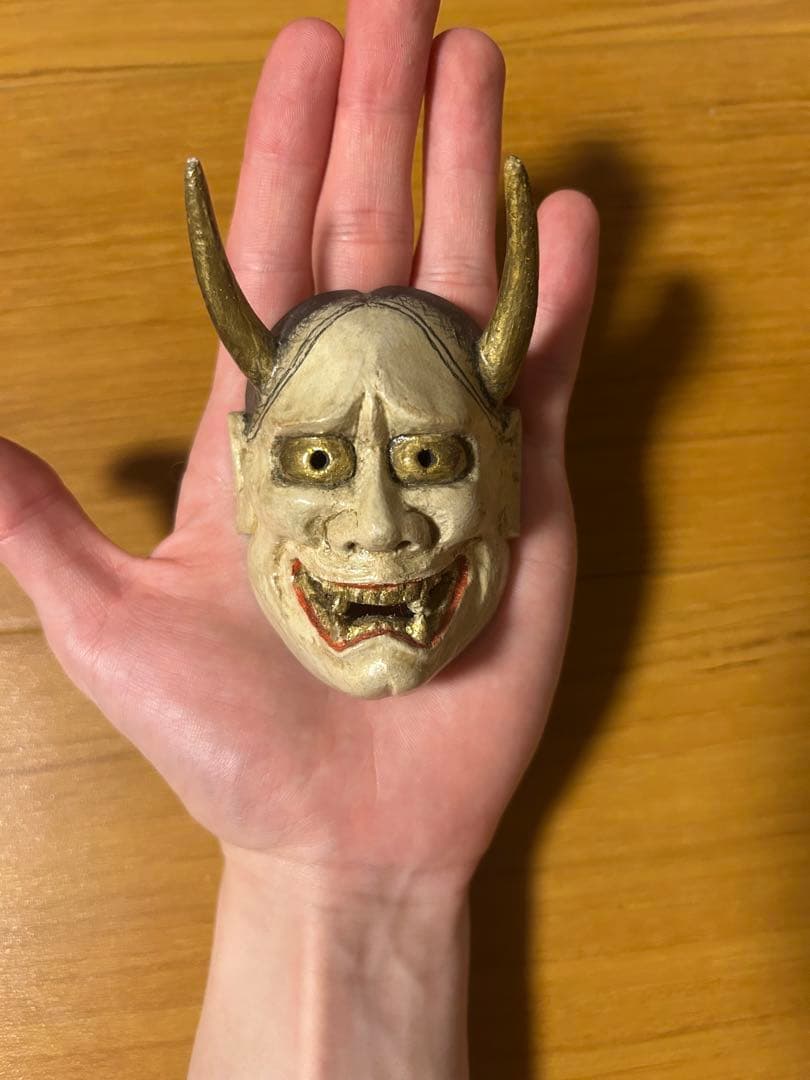 能面 ミニ般若 (おまけミニ若女)