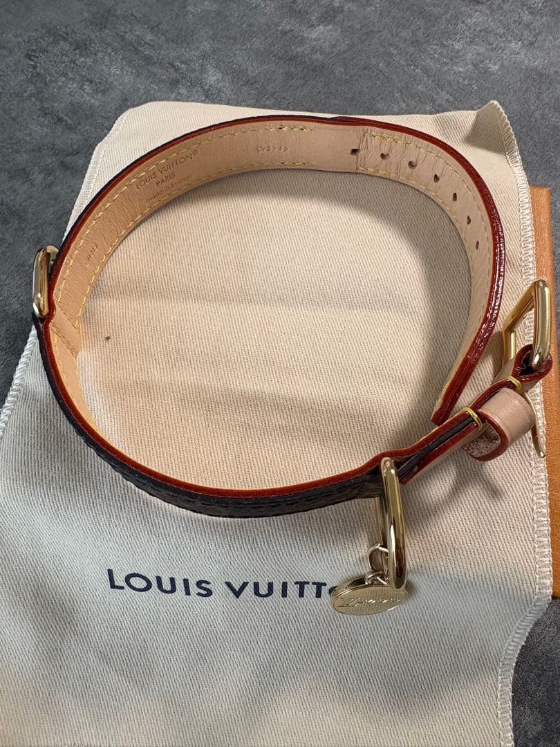 ✨新品試着のみ✨LOUIS VUITTON/首輪/定価73,700円/PMサイズ