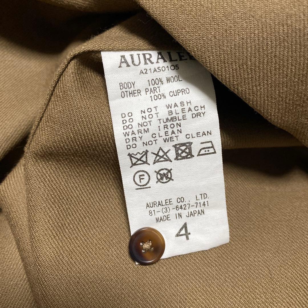 トップス AURALEE SUPER LIGHT WOOL SHIRTS