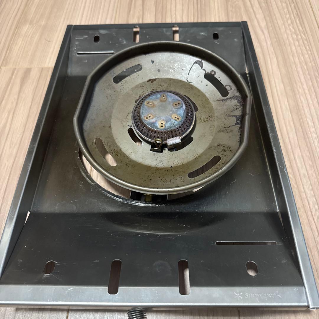  peakフラットバーナー➕五徳➕アシナガ3点セット