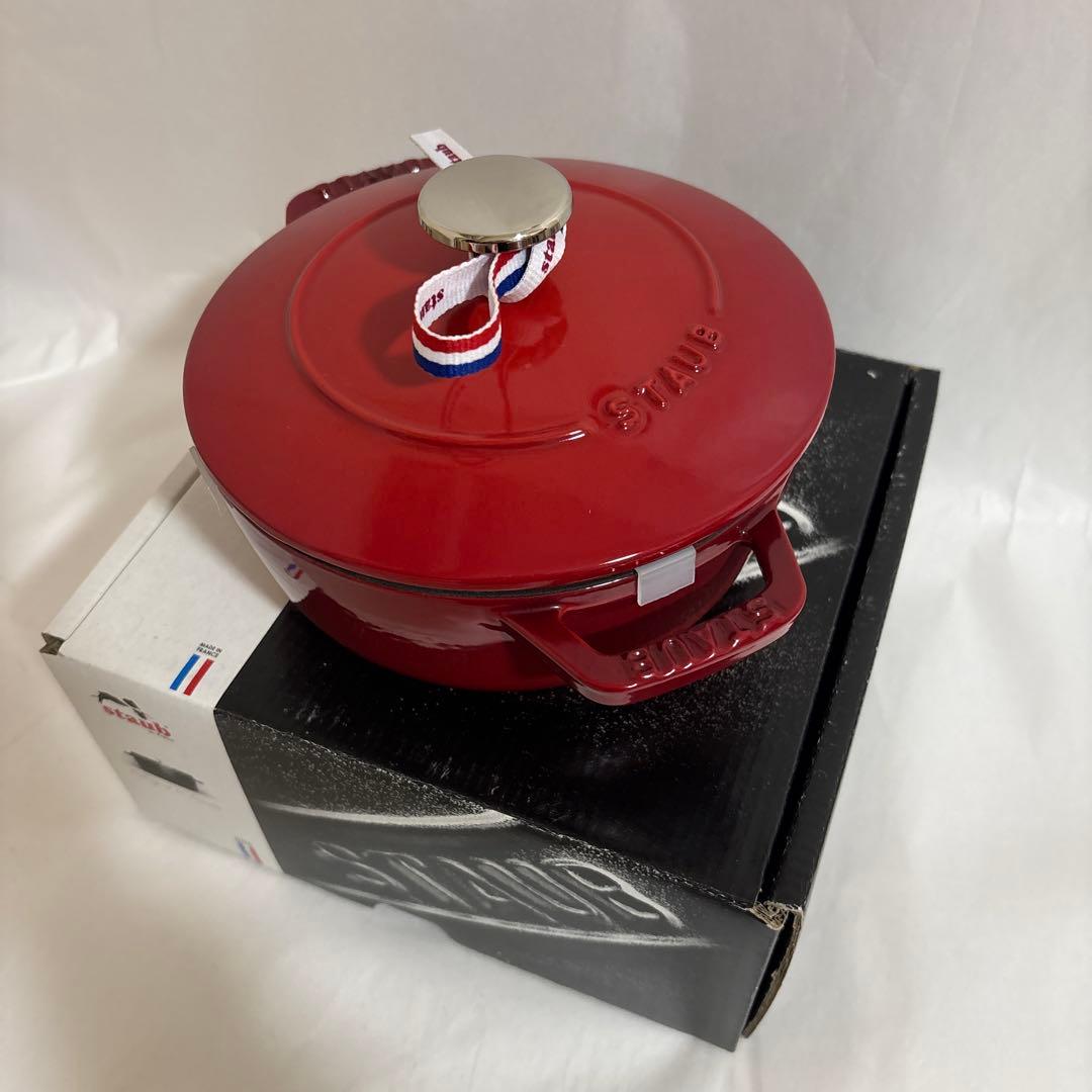 新品未使用　ストウブ WA-NABE(ワナベ)S チェリー16㎝