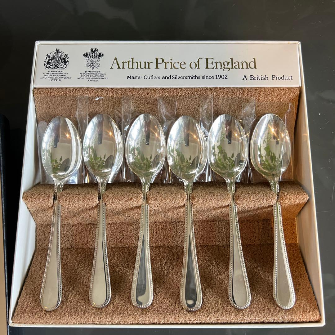 Arthur Price of England ティースプーン(ビード) 6本