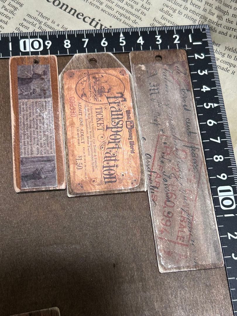 ウッドタグ大きめ　シャビーNo.788