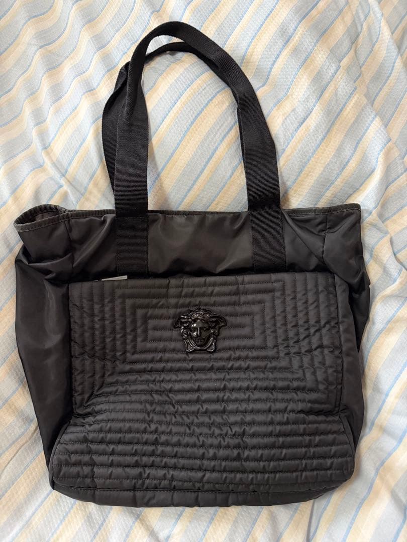 VERSACE ヴェルサーチ ベルサーチ トートバッグ ハンドバッグ ナイロン