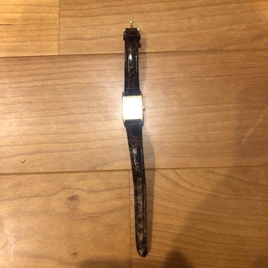 Yves Saint Laurent イヴ・サンローラン　電池新品　レザーベルト