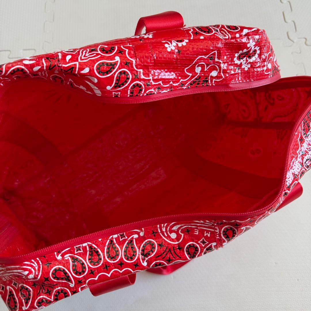 新品Supreme Bandana Tarp Large Duffle Bag