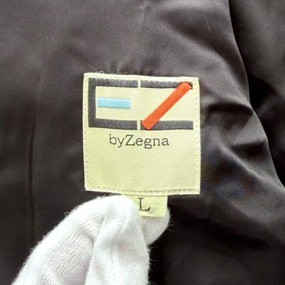 美品✨ZEGNA ゼニア ステンカラーコート ウール チャコールグレー系 L