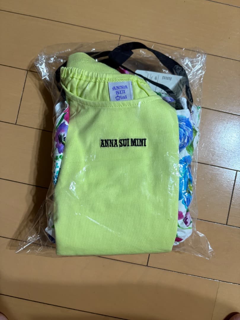 ANNA SUI MINI 半袖サロペットワンピース 140センチ