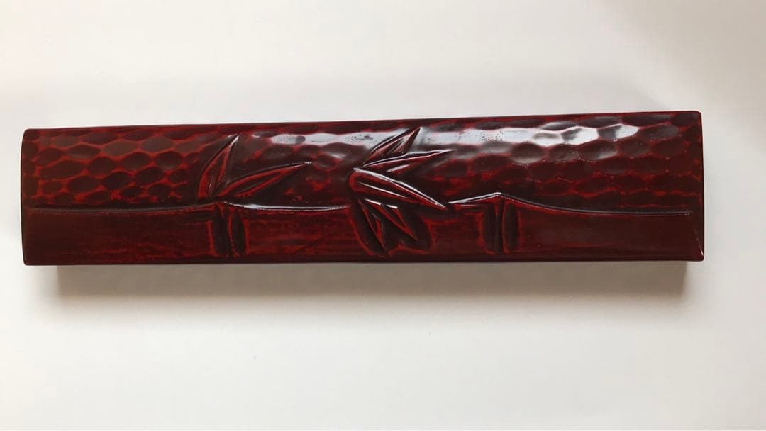 鎌倉彫　二膳　箸箱　アンティーク　骨董品　工芸品