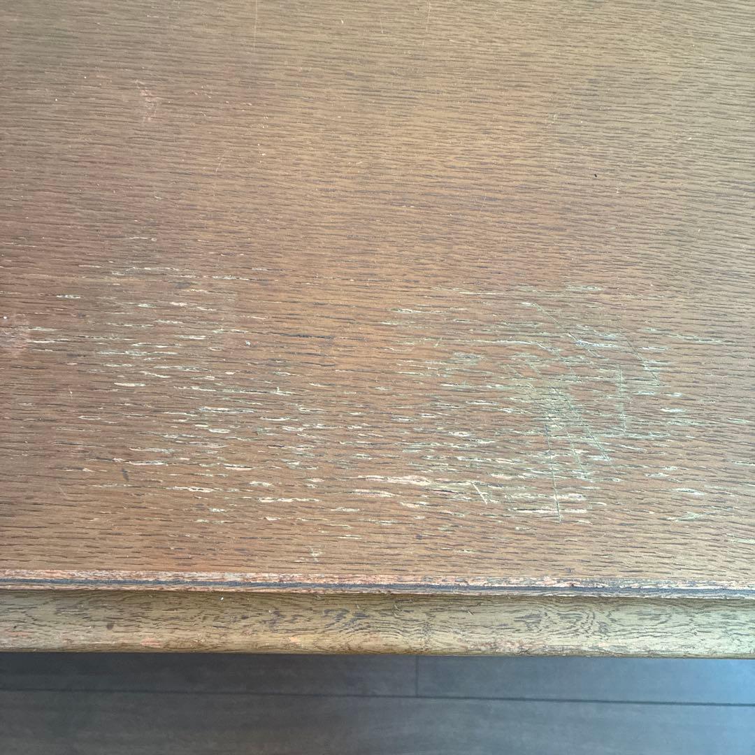 片袖机　デスク　アンティーク