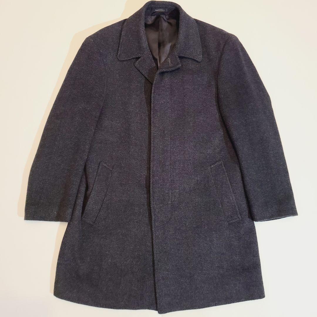 【美品】ローレンラルフローレン　チェスターコート　ウール　ヘリンボーン　Lサイズ
