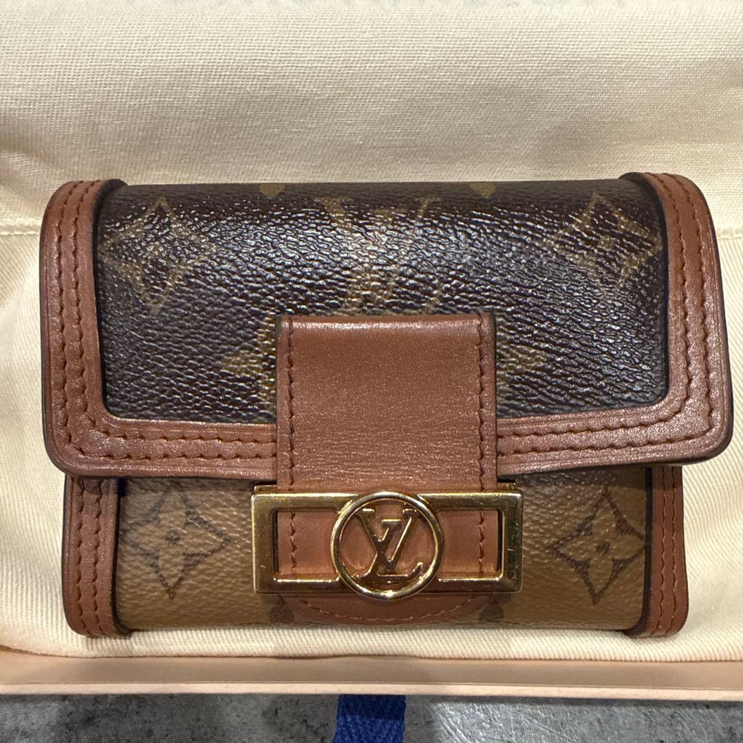 ルイヴィトン ポルトフォイユドーフィーヌコンパクト 折り財布　最終