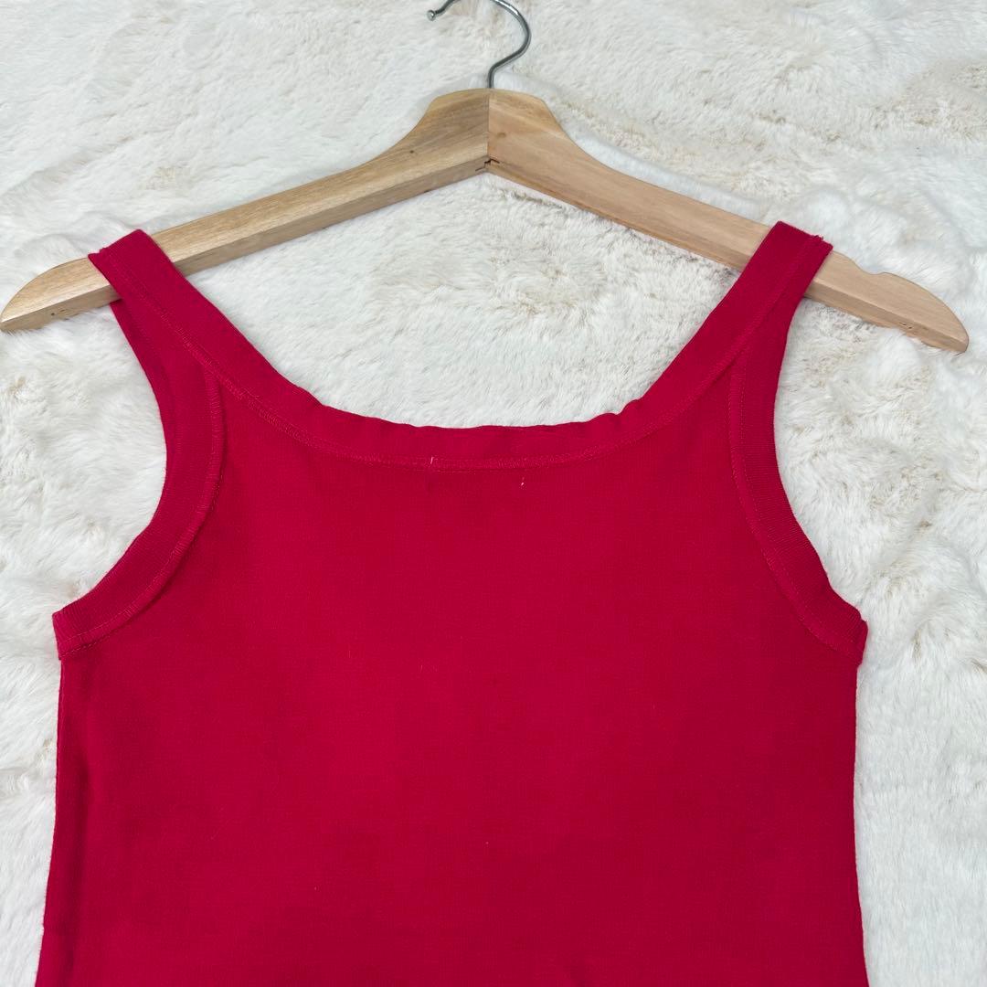 ✨美品✨ヒステリックグラマー タンクトップ ロゴ グリッター プリント