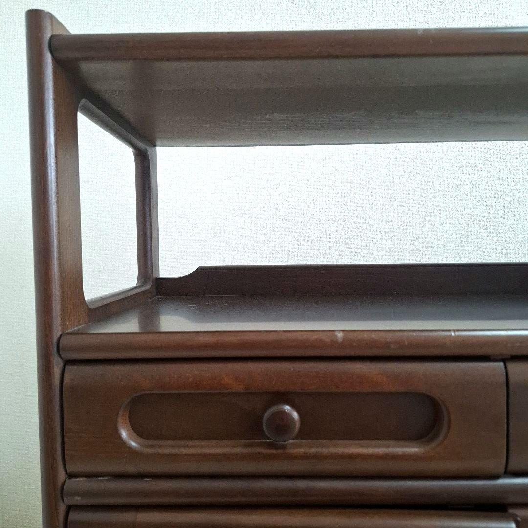 【送料無料】karimoku カリモク オールドカリモク 電話台 ファックス台