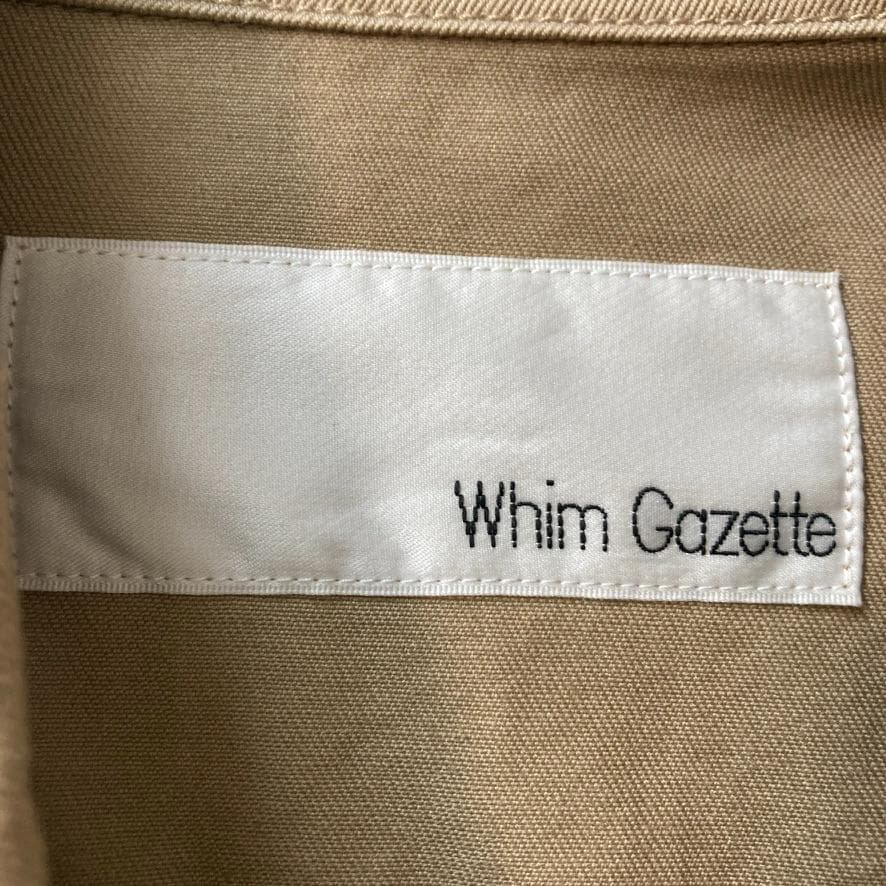 【しんちー】ウィムガゼット　25ss ツイルジャンプスーツ ベージュ