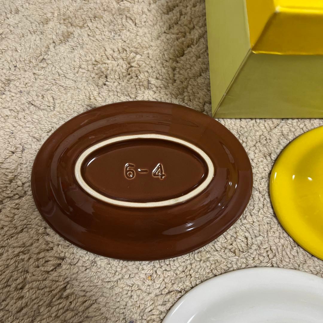 LE CREUSET ミニ・オーバル・プレート（5枚セット ）クールパレット