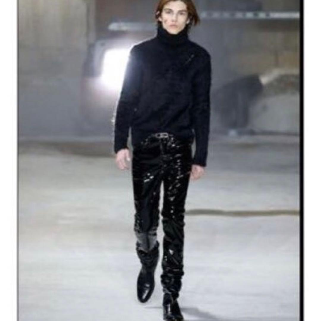 コレクション品 Saint Laurentサンローラン エナメル スキニーパンツ