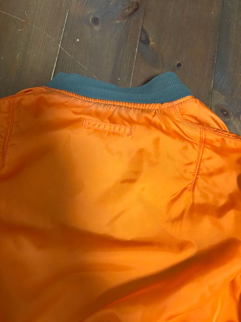 アルファインダストリーズ usa製 MA-1 フライトジャケット　オリーブ　L