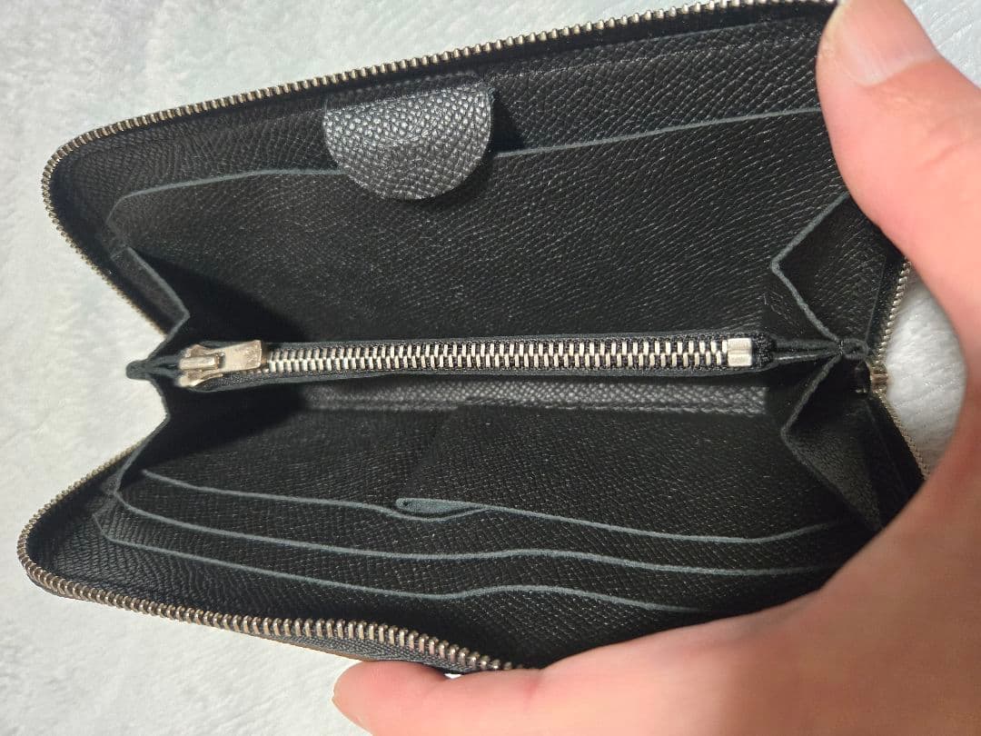 新進工房　極小長財布　バタール　ワープロラックスレザー