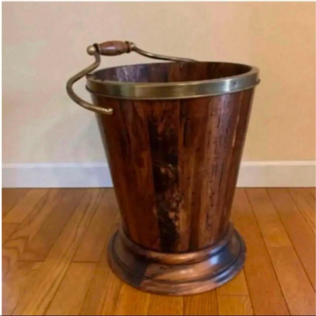 ビンテージ木製傘立て　木製　アンティーク　欧風