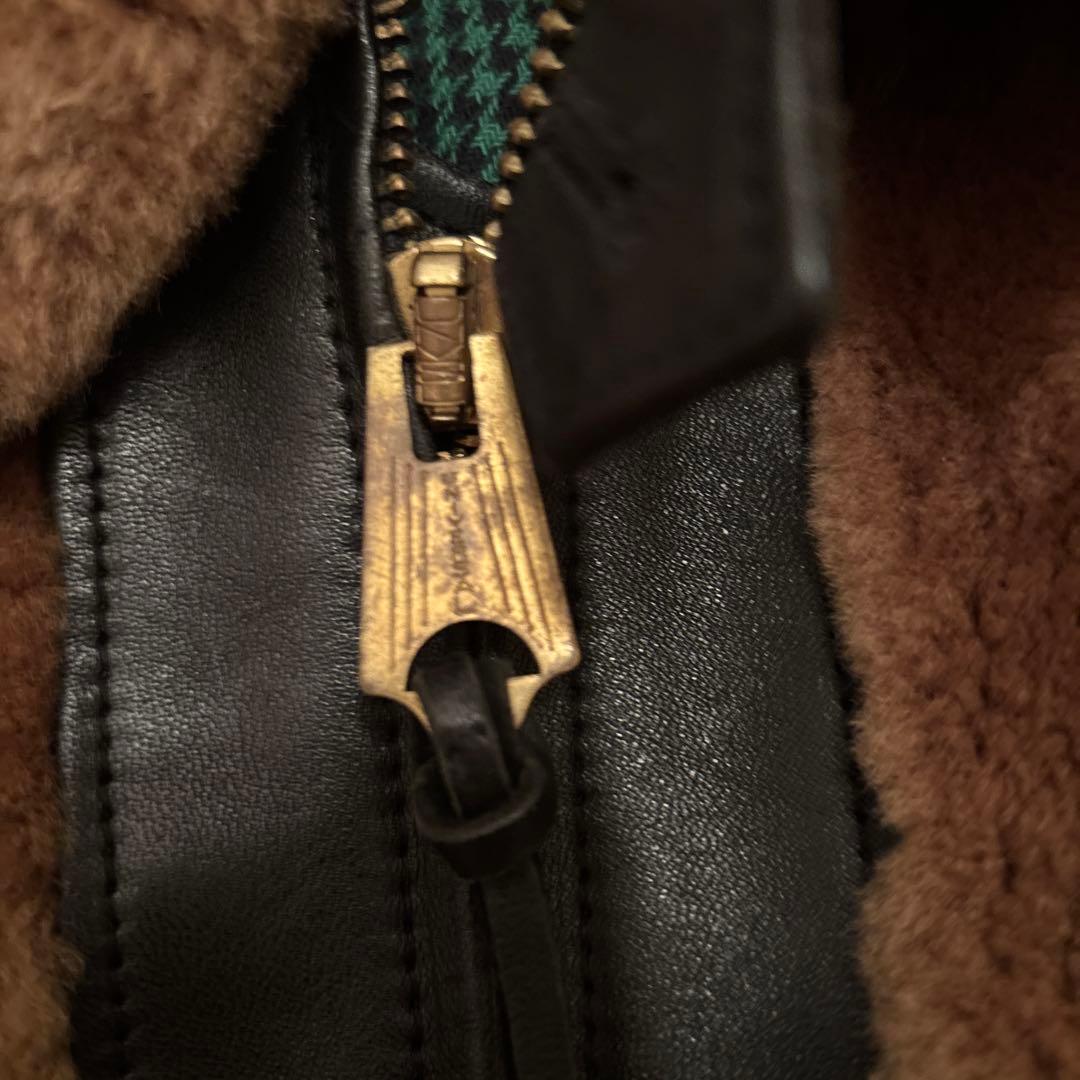 希少 Y2LEATHER 20周年記念ジャケット ボア襟 レザージャケット