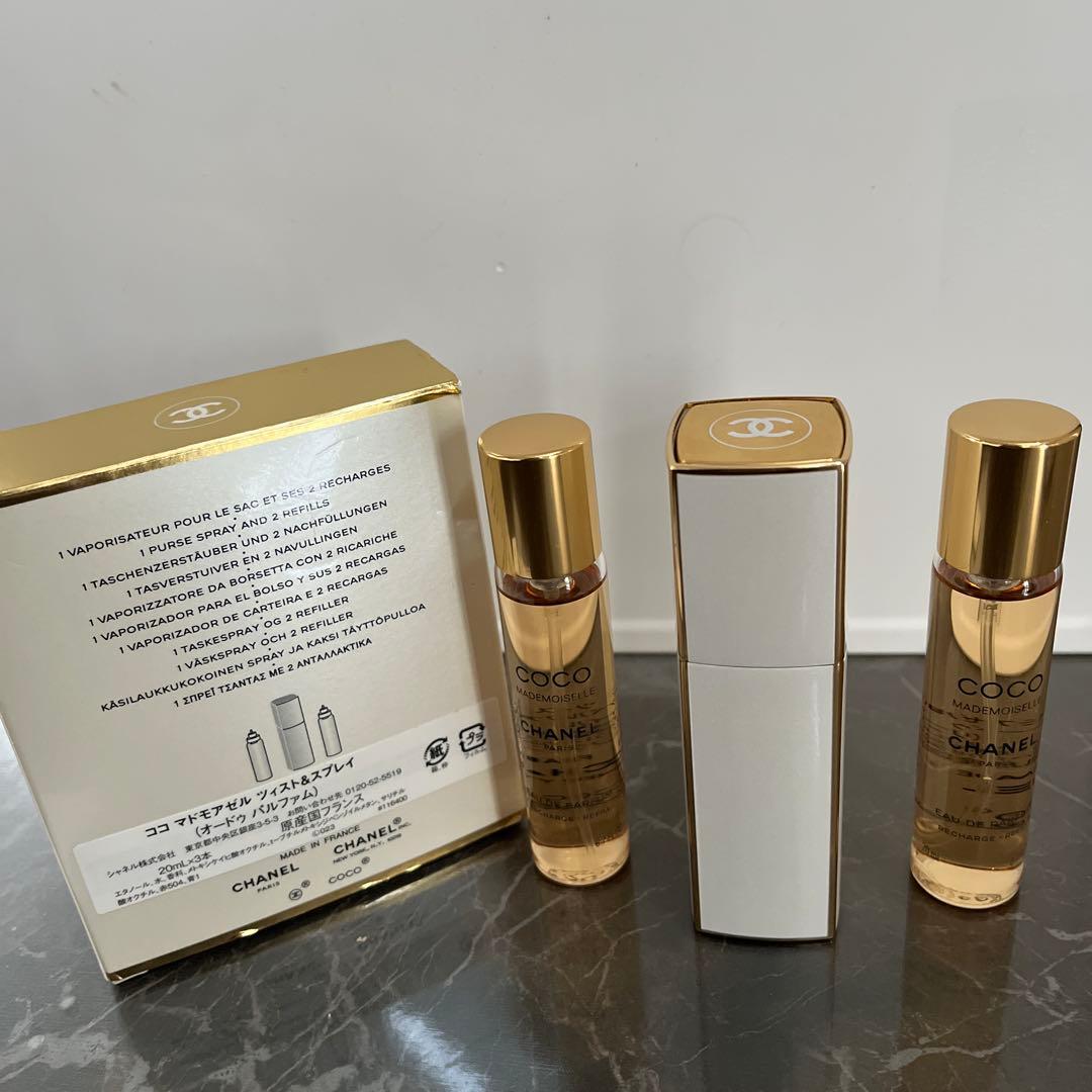 【CHANEL】ココ　マドモアゼル　ツィスト&スプレイレフィル2本付き