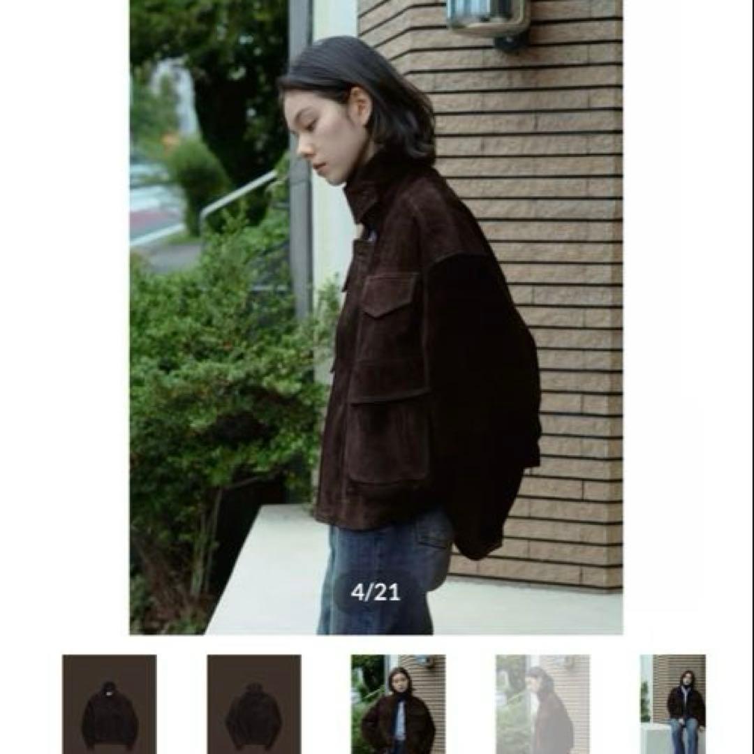 NOKCHA quilting liner real suède jacket