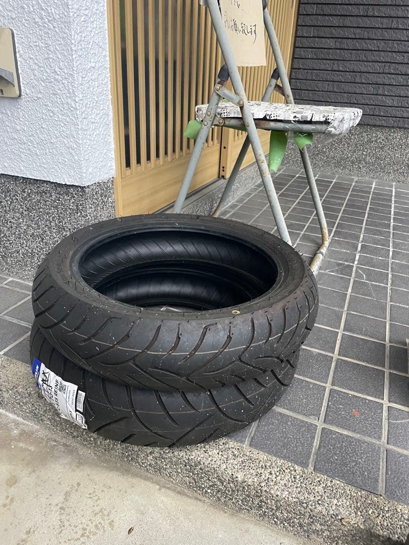 n-max2024年式、新品タイヤ前後